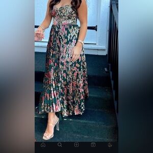 Anthropologie verb by Pallavi Singhee Smocked Corset Dress size XS